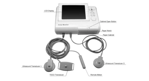 Contec CMS800G цветной дисплей фетальный монитор двойной зонд в реальном времени