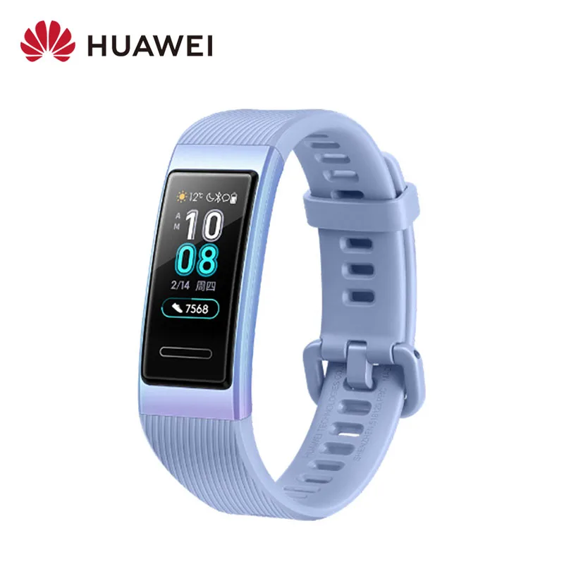 Умный Браслет huawei Band 3 Amoled с цветным сенсорным экраном и датчиком сердечного