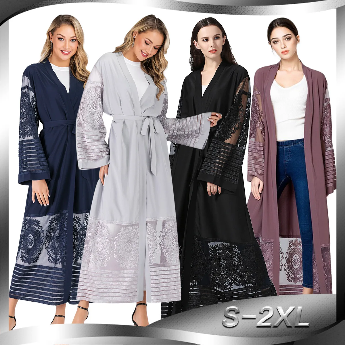 

Eid Mubarak Abayas for Women Dubai Abaya Turkey Hijab Kaftan Dersses for Musilm Cardigan Caftan Marocain Vestidos Musulmanes