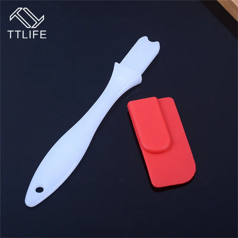 TTLIFE съемный силиконовый шпатель для выпечки скребок сливочное масло обработать