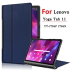 Защитный смарт-чехол для Lenovo Yoga Tab 11, чехол для телефона J706N, Магнитный чехол для планшета Lenovo YOGA Tab 11 2021, чехол