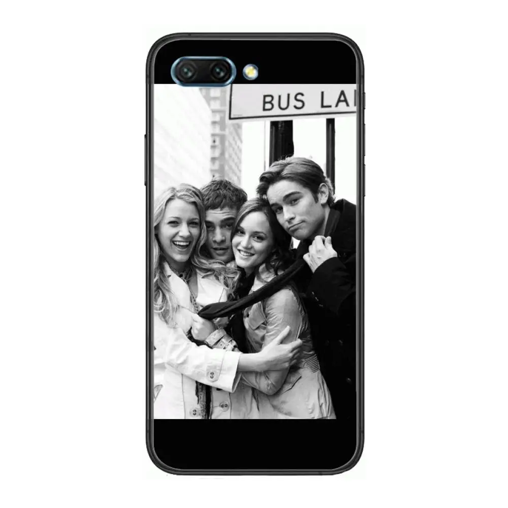 

TV gossip girl clear Phone Case For Huawei Honor 10 9 8 7 N Pro Lite A C RU Black Etui Coque Hoesjes comic fashion
