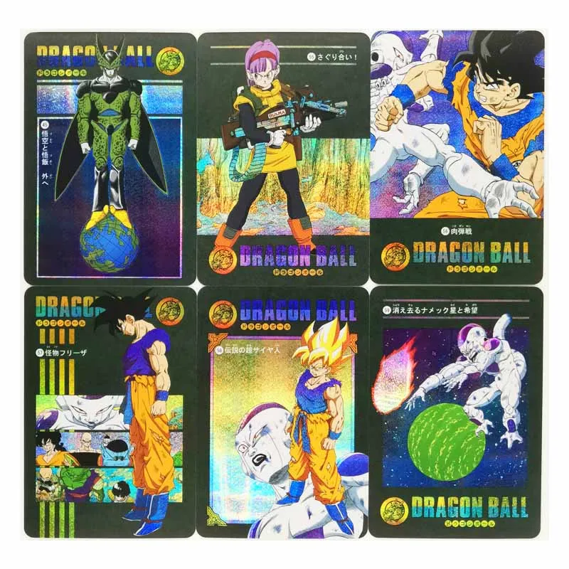 

54pcs/set Dragon Ball Z GT Stormy Situation No.5 Super Saiyan Heroes Battle Card Instinct Goku Vegeta Game Collection Cards
