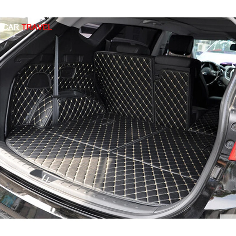 Хорошее качество! Полный Комплект ковриков для багажника автомобиля Hyundai Santa Fe 7