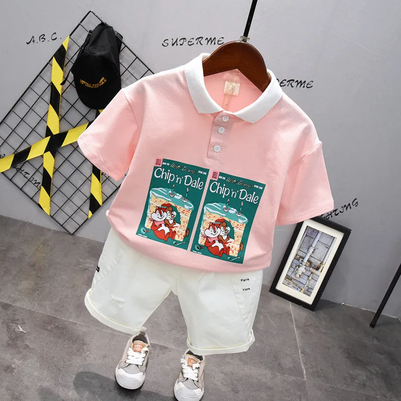 

2 3 4 5 6 Y Toddler Boys Sets Casual Printed Short-sleeved T-shirt Shorts Kids Clothing Summer Baby Children Suits Boys 2pcs