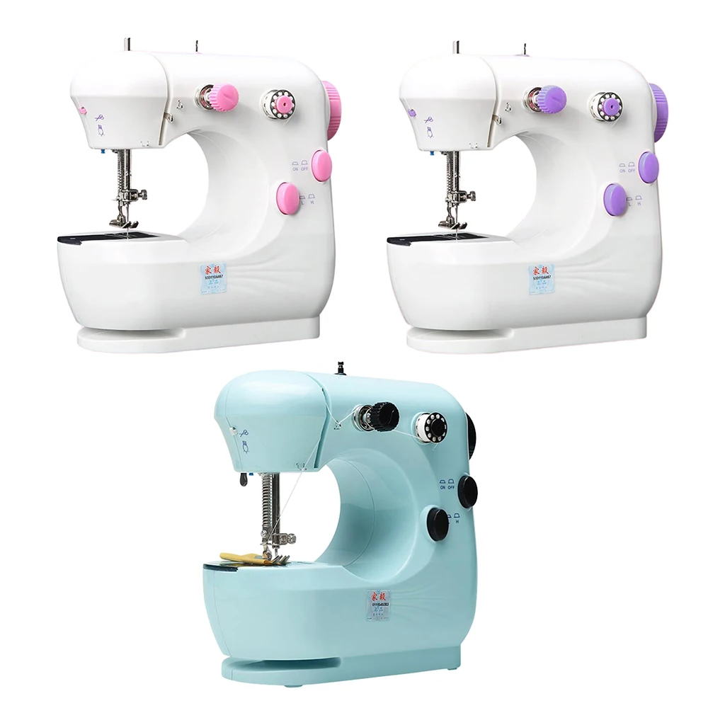 Compact Sewing Machine Electric Clothes Mending Cordless Stitch Double Thread Bonus Accessories | Дом и сад