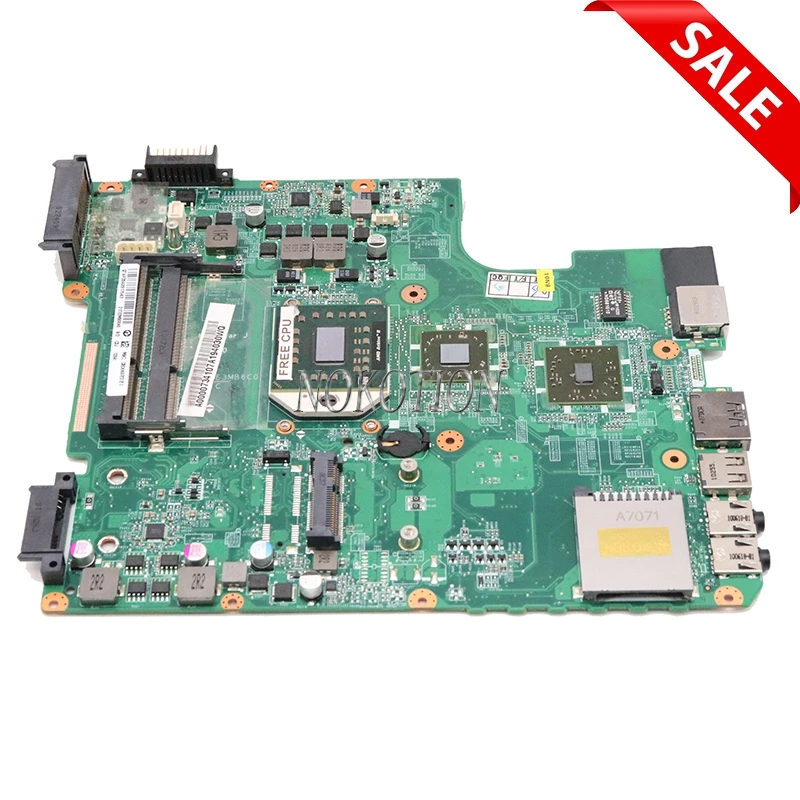 NOKOTION материнская плата для ноутбука Toshiba Satellite L645D DDR3 A000073410 31TE3MB0040 DA0TE3MB6C0 материнская плата разъем S1 Бесплатный процессор