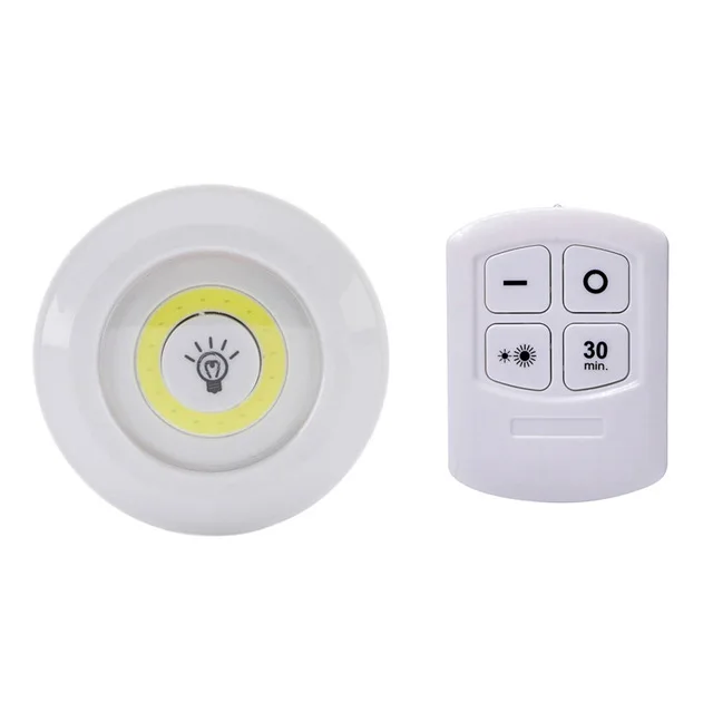 1Remote 1 lamp Новая диммируемая светодиодная подсветка под шкаф с пультом дистанционного управления на батарейках светодиодный светильник s для шкаф для ванной комнаты светильник ing - Цвет: 1Remote 1 lamp