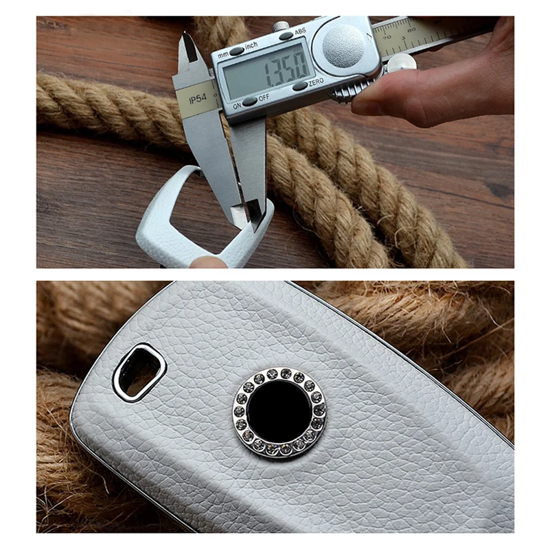 Автомобильный смарт-ключ 1 шт. кожаный чехол брелок для ключей подходит BMW 2 3 4 5 7