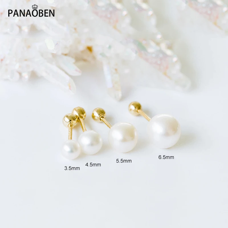 

Женские серьги-гвоздики из серебра 925 пробы, с жемчугом