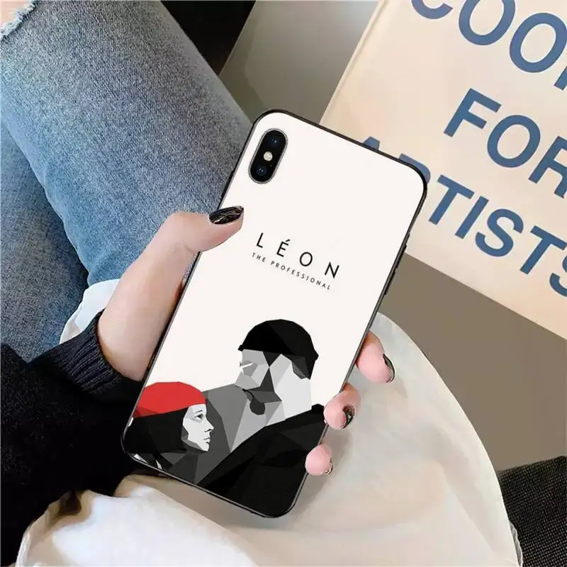 

Leon Matilda Natalie Portman Movie Phone Case for iPhone 11 12 pro XS MAX 8 7 6 6S Plus X 5S SE 2020 XR mini