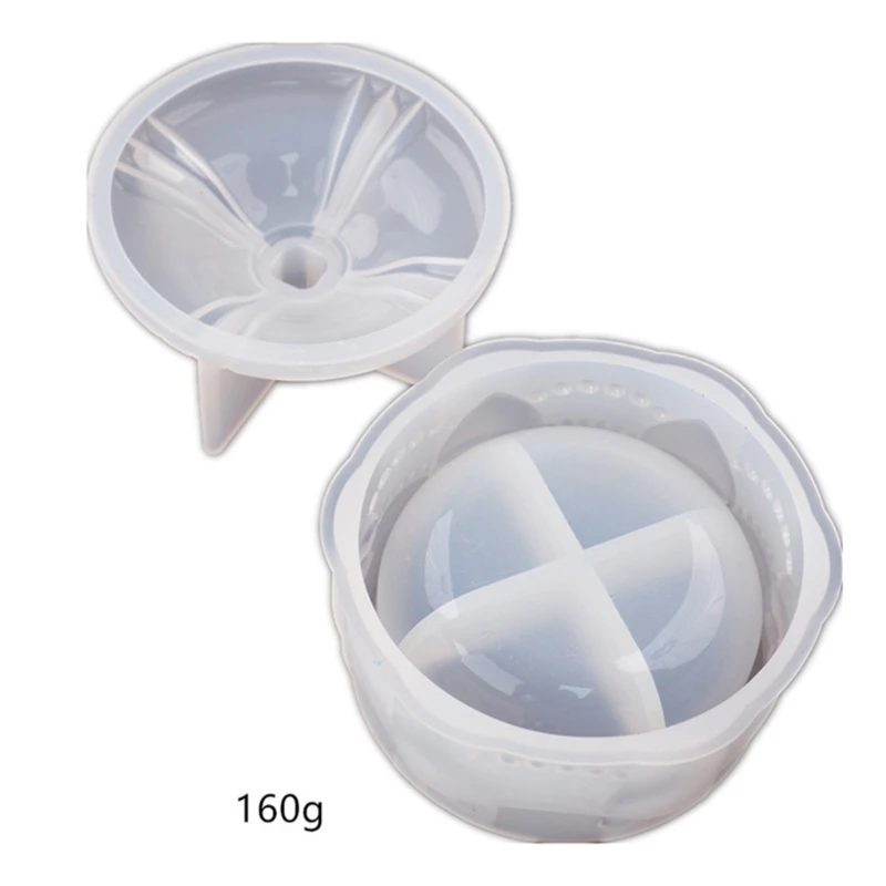 

1 Set Box Resin Mold With Lids Diy Jewelry Jar Silicone Mold 3d Trinket Storage Jar Epoxy Resin Container Candy Box Mold Craft