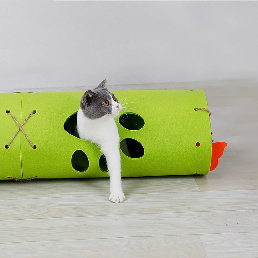 

Набор игровых туннелей для кошек, Складной Игровой тоннель «сделай сам» для кошек, вращающаяся игрушка, товары для домашних животных, хорош...