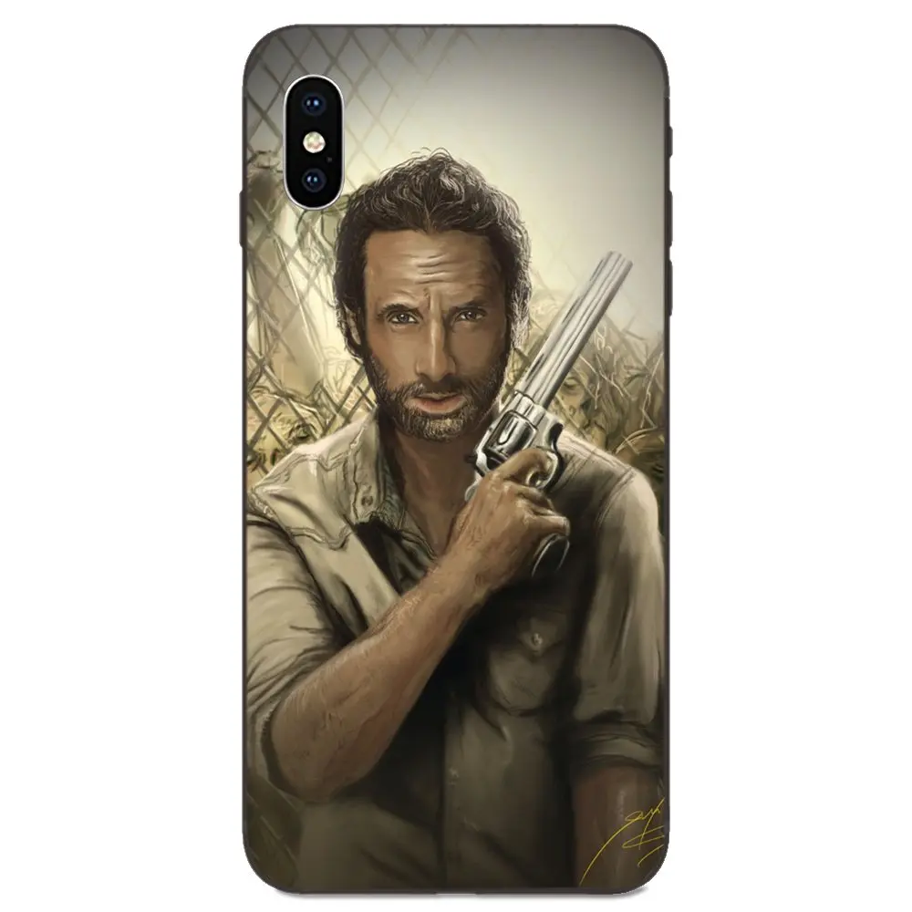 Чехол Sheriff Grimes Walking Dead для huawei mate 9 10 20 P8 P9 P10 P20 P30 Lite Mini Play Pro P smart Plus Z 2017 2019 | Мобильные