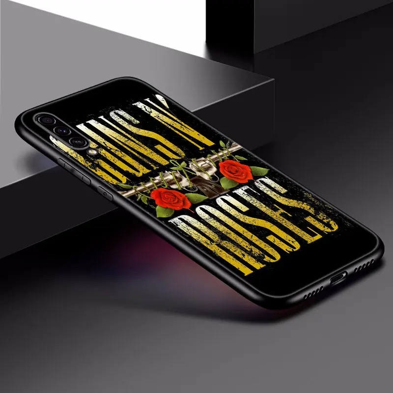 Чехол Guns N Roses с черепом для Samsung Galaxy A01 Core A03S A10 A20E A21 A30 A40 A42 A82 A90 A6 A7 A9 A8 + 2018 A5 2017
