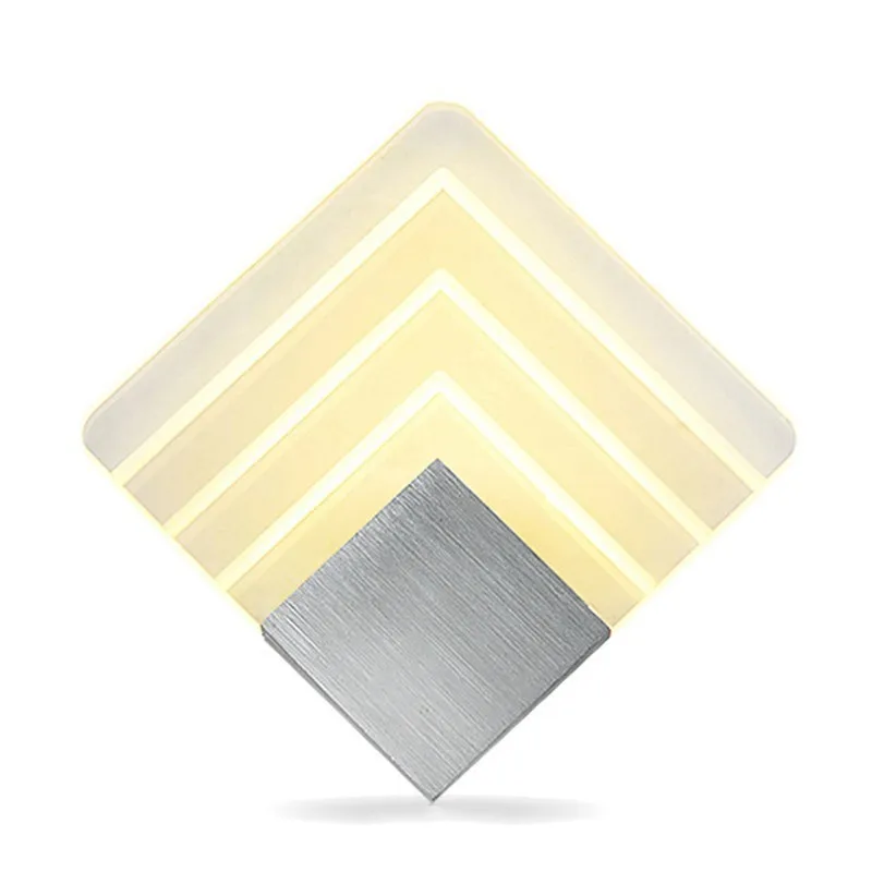 Modern Acrylic Led Wall Lamp Aluminum Light Luminarias Lights for Home Stair Bathroom Deco Fixtures | Лампы и освещение