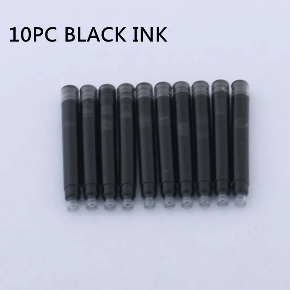 BLACK INK fashion color Gradient EF Nib BLUE purple aurora Fountain Pen - Цвет: BLACK INK