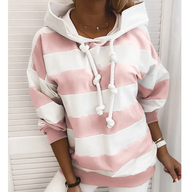 

YICIYA 2020 Casual Long Sleeve Hoodies Ladies Streetwear Outwear Pullovers Women Boat Anchor Print Outwear Sweatshirt Female