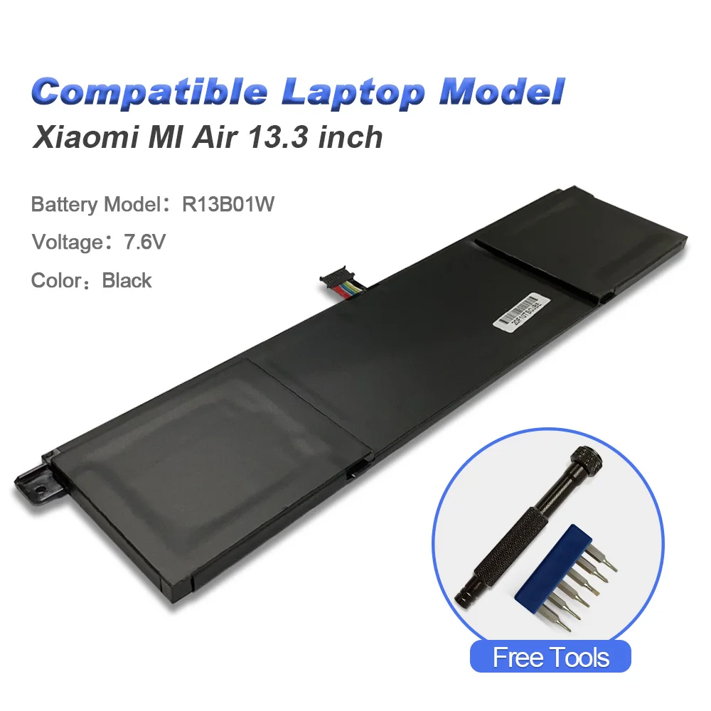 Аккумуляторная батарея для ноутбука XiaoMi MI Air 13 3 дюйма замена планшетного ПК R13B01W