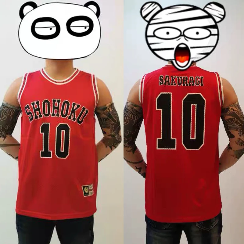 

2021 New School Basketball Team White 1-15 Anime Cosplay Costume Sakuragi Hanamichi Mitsui Jersey Tops Shirt Sports Wear Uniform