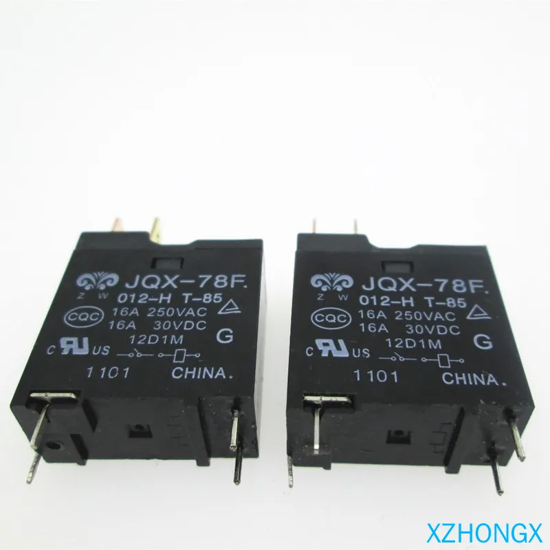 relay JQX-78F-012-H JQX-78F 012-H JQX78F 012H JQX78F012H 12VDC DC12V 12V 16A 250VAC  DIP4