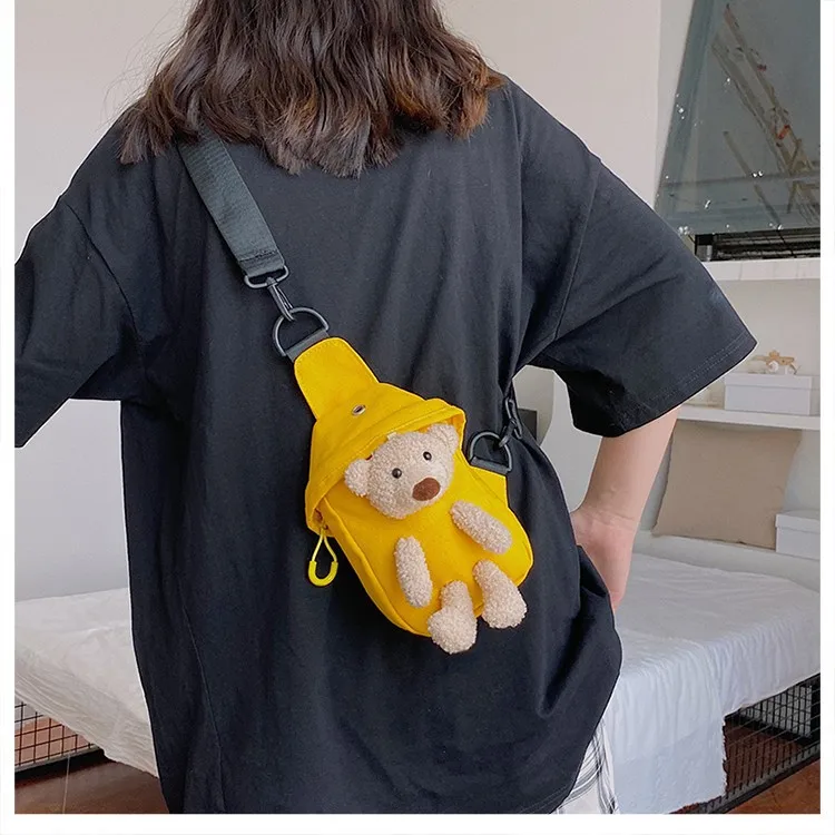 

21 New Trendy Fan Parent-child Chest Bag Cute Western Children's Bag Street Trend Female Bag Mobile Phone Shoulder Messenger Bag