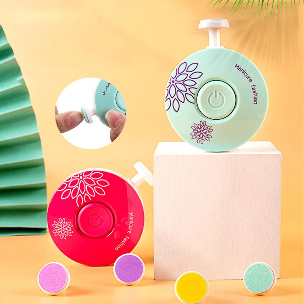 

Детский Электрический триммер для ногтей, брикет, детские ножницы, уход за ногтями для младенцев, безопасный триммер для ногтей, машинка для...