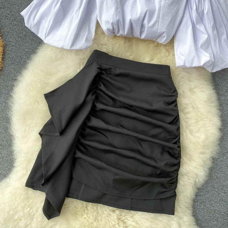 Женский костюм из двух предметов Cyanlee модный ажурный Топ без бретелек с рукавами