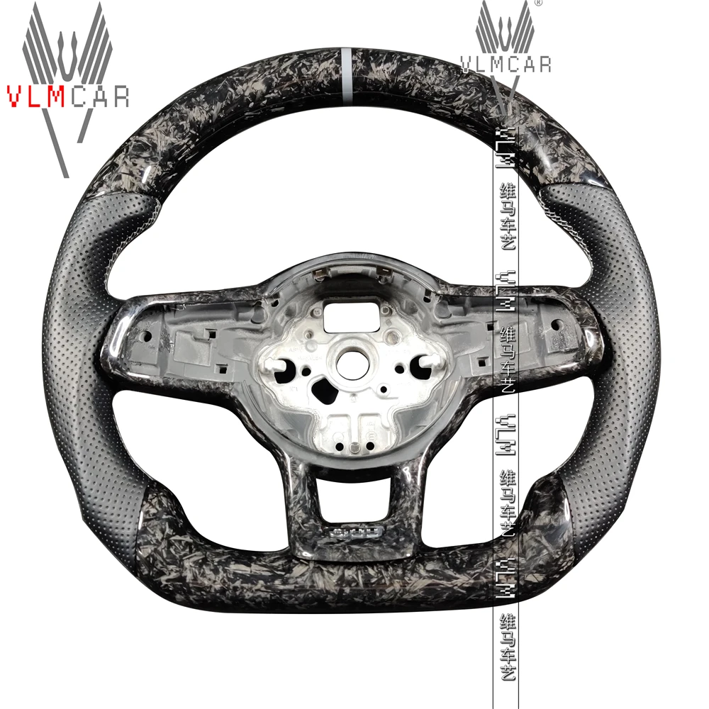 

Private custom carbon Fiber steering wheel For VW Golf MK7 MK7GTI MK7R / Forged carbon fiber