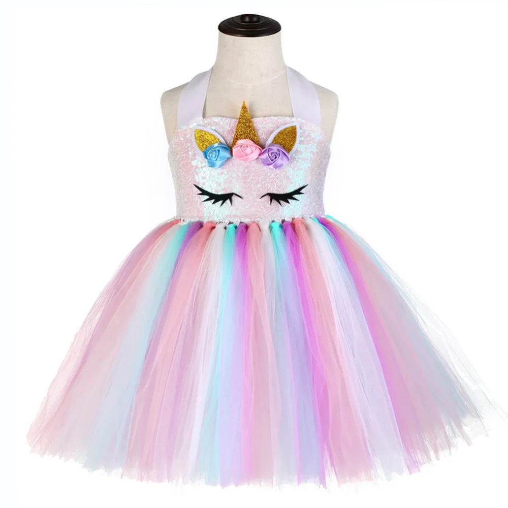 Платье с изображением Маленького Пони платье-пачка единорогом на день рождения