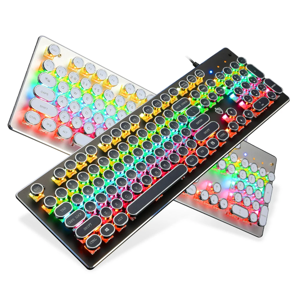 Механическая клавиатура 104 ключей PC игровая питаемые через USB порт работает 9