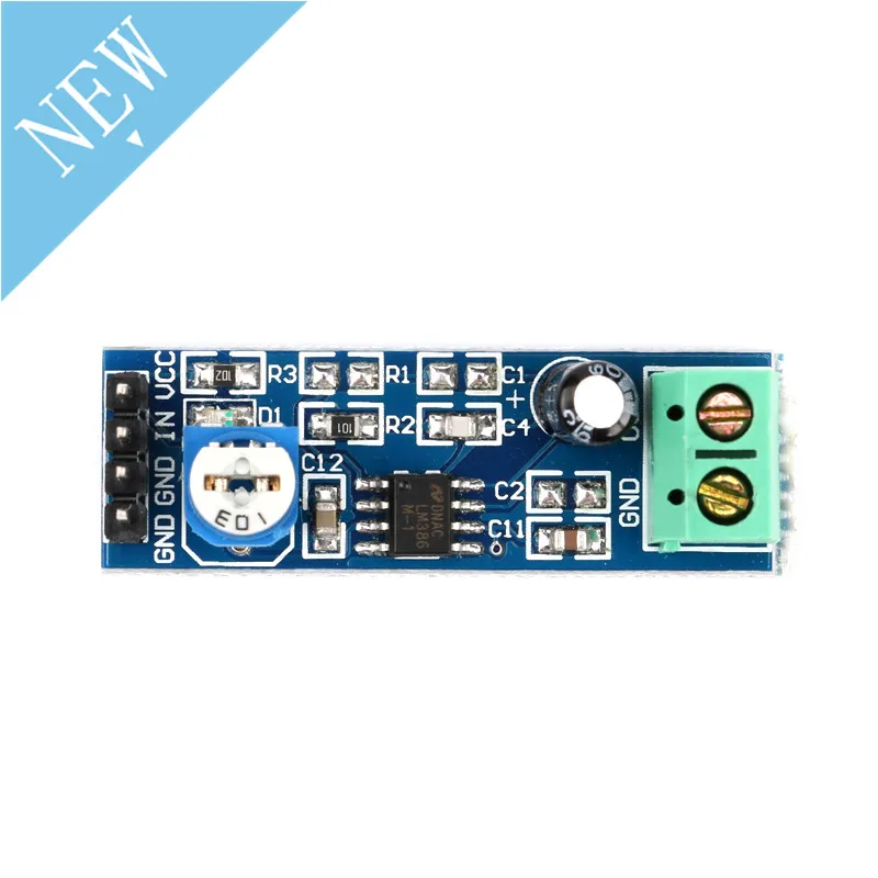 LM386 модуль усилителя мощности звука 200 увеличение времени Плата подойдет как для