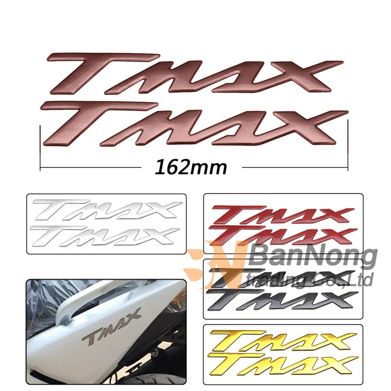 1 пара 3D наклеек на мотоцикл наклейки бак аппликация эмблема для Yamaha TMAX 500 530 T Max