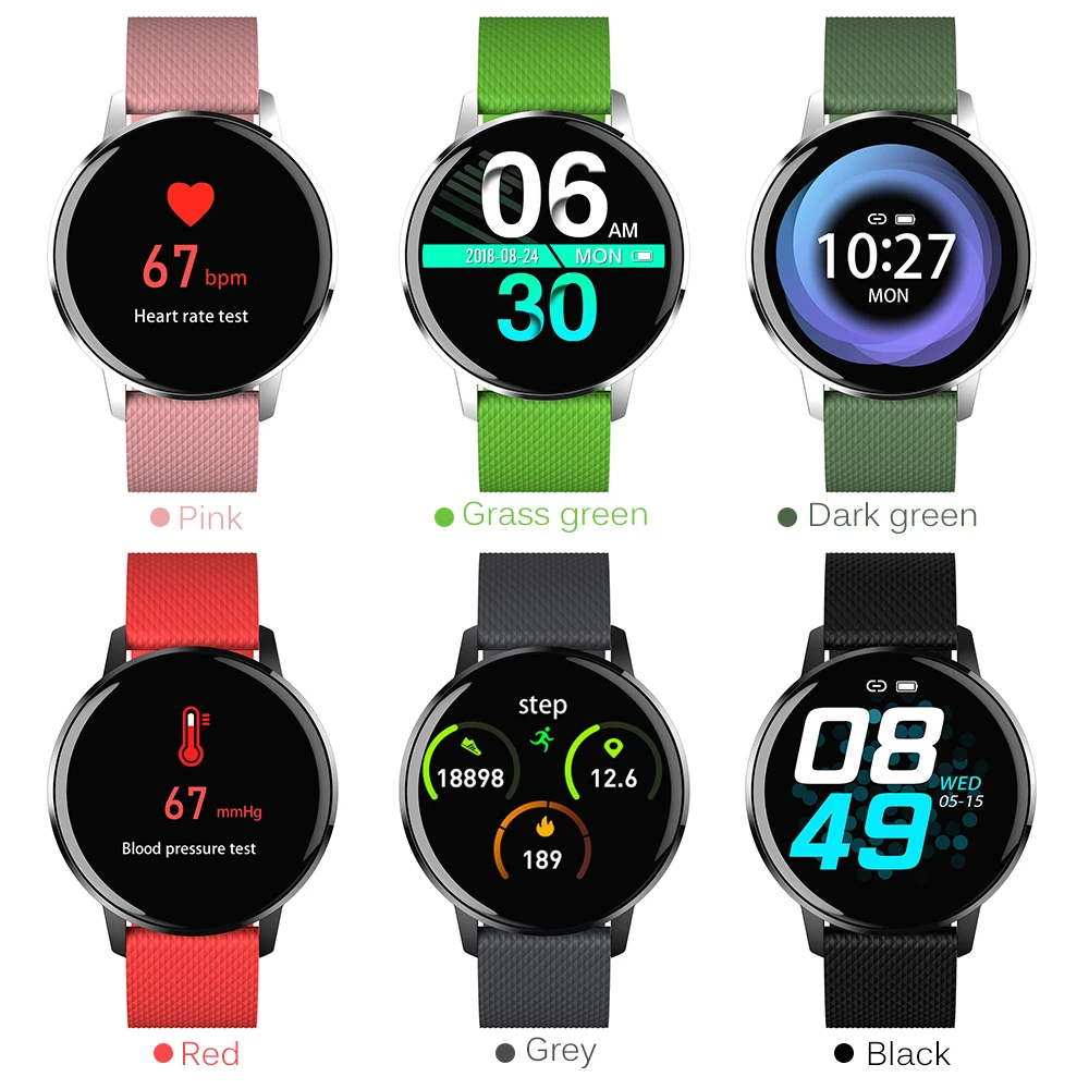 Смарт часы спортивный шагомер водонепроницаемый фитнес трекер пульсометр