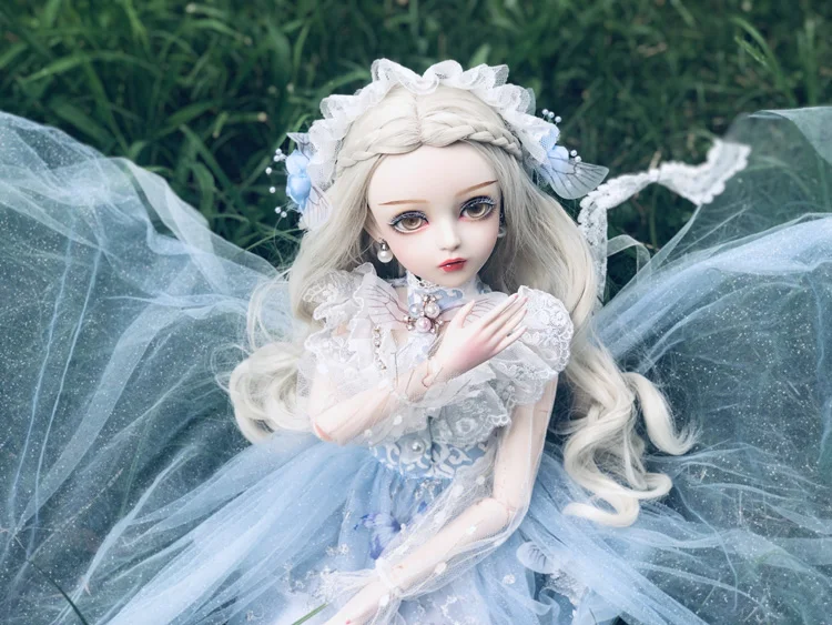 

60cm High quality BJD Fairy Elf doll toy set princess Simulation girl princess doll style home decoration toys for girl