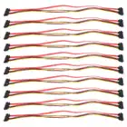 Кабель-органайзер Sata 7 + 15 контактов штекер-гнездо 22 контакта для передачи данных