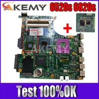akemy for hp compaq 6520s 6820s series laptop motherboard 456613 001 456610 001456613 001 mainboard pm965 free cpu