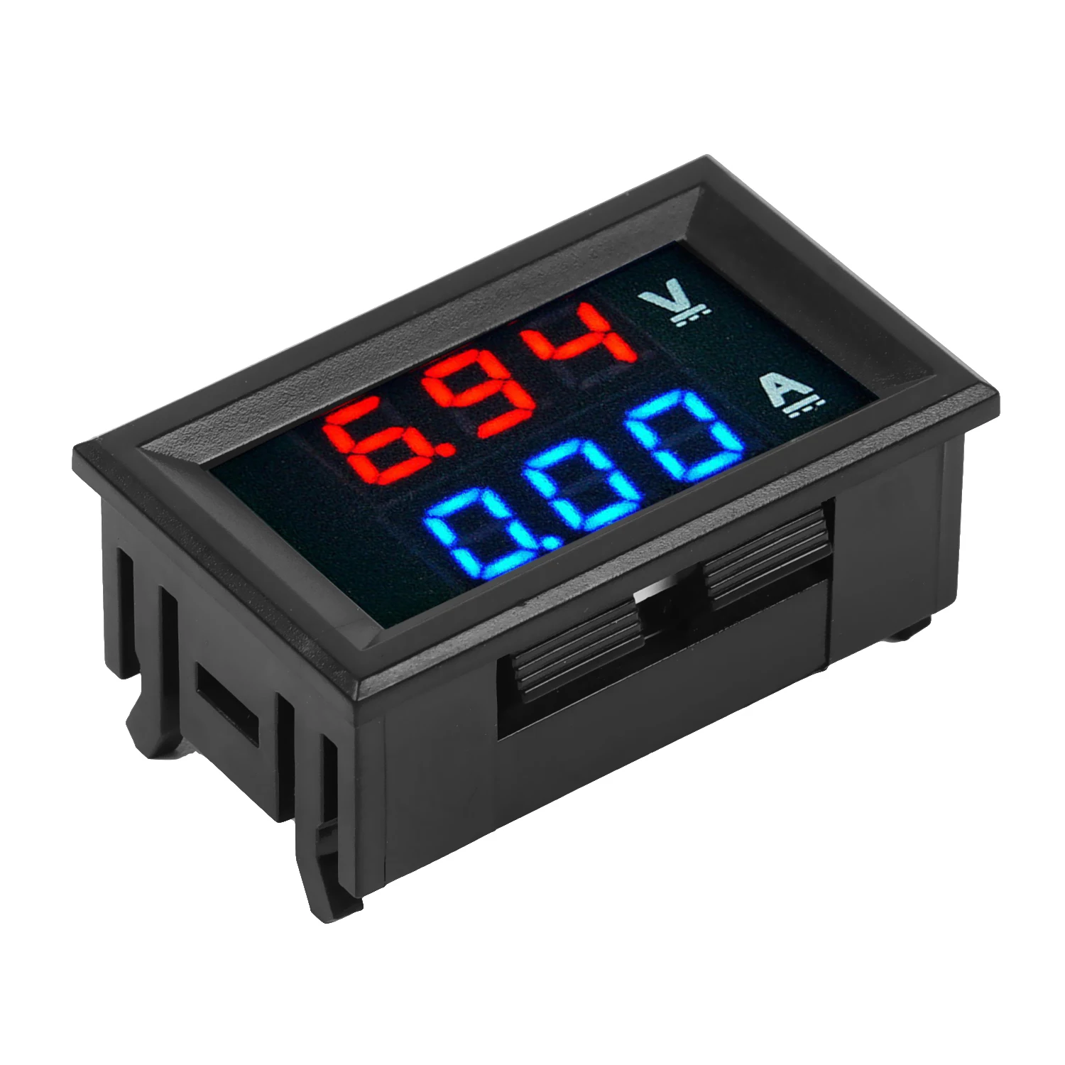 Мини DC 100V10A Двойной цифровой вольтметр Амперметр синий красный светодиодный