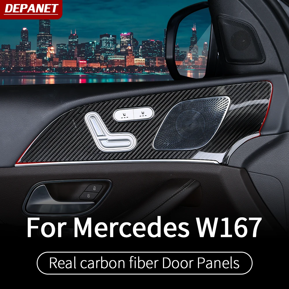 Внутренняя отделка из углеродного волокна для Mercedes gle w167 Carbon 2020 350/amg 450 500e amg gls x167 550