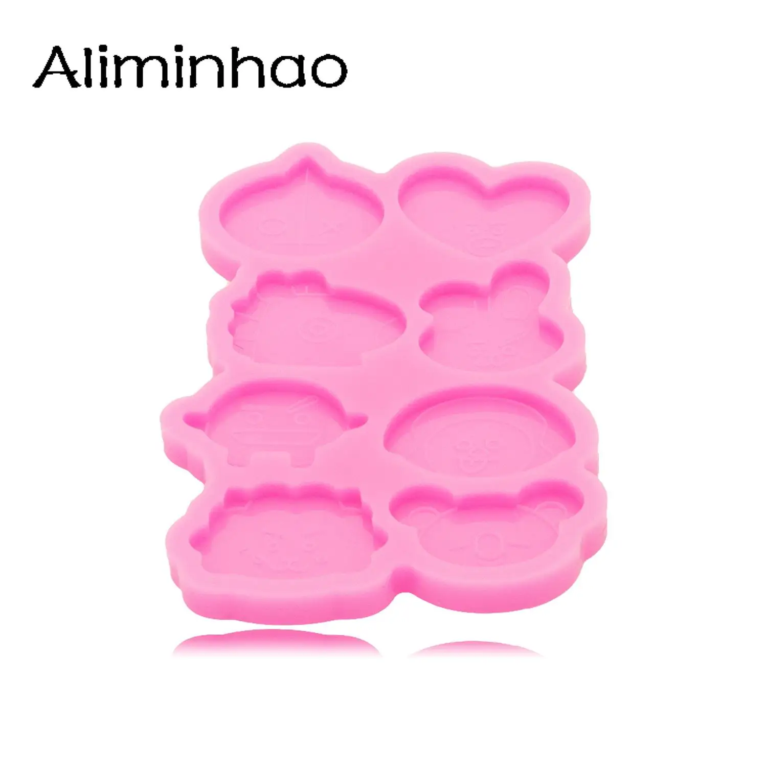 Глянцевая силиконовая форма для телефона с мультяшным кроликом DY1172 поделки из