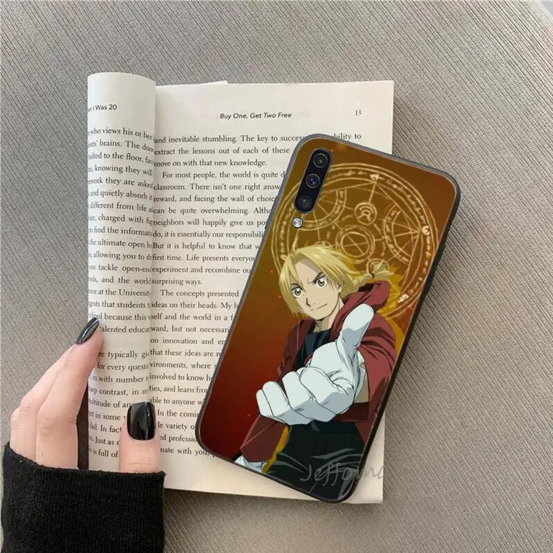 

Full Metal Alchemist Brotherhood Anime Phone Samsung galaxy S note 7 8 9 10 20 fe edge A 6 10 20 30 50 51 70 lite plus Soft