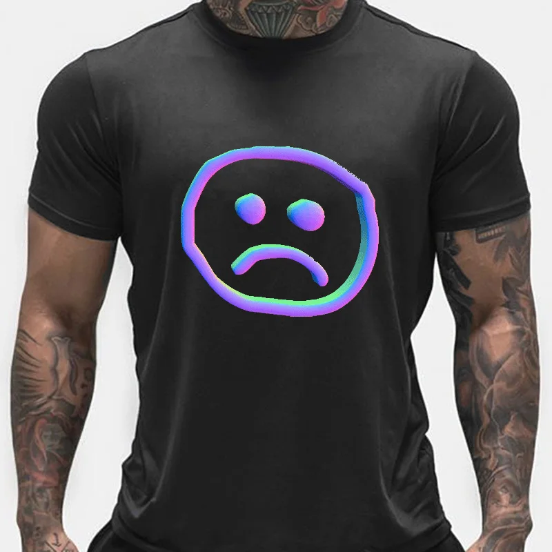 

Men's Hip Hop Streetwear Indie Statue Print Oversized T-shirt Harajuku Short Sleeve T-shirt 2021