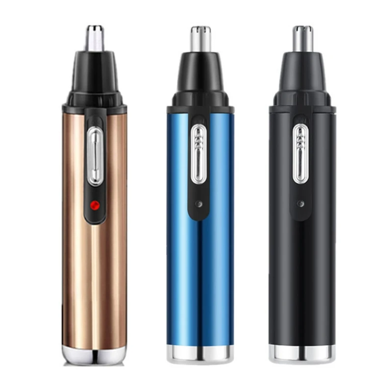 

Портативный электрический триммер для волос на лице, водонепроницаемый профессиональный триммер для волос в носу с аккумулятором K3NE