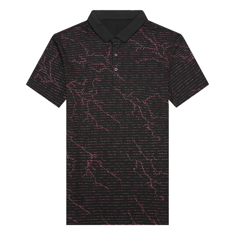 2021 New Polo Shirt Men Summer Short-sleeve Tee shirt Homme Slim Fit Fashion Print Poloshirts Mens Clothing T867 | Мужская одежда