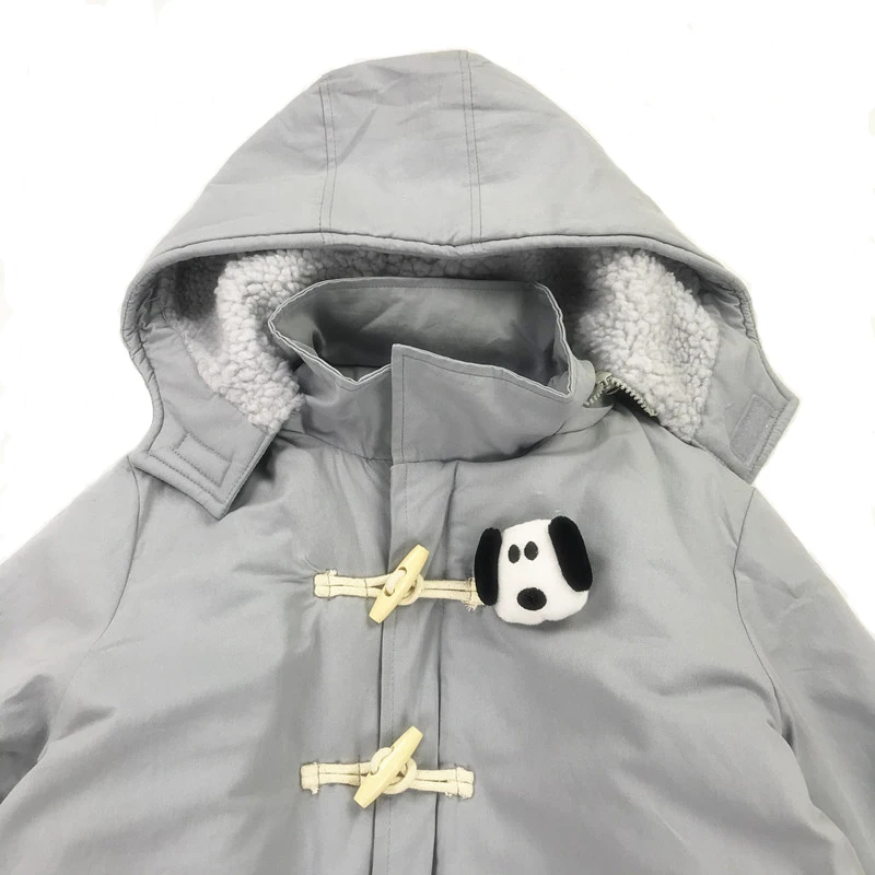 Повседневный свободный сплошной цвет длинный абзац ягненка кашемировое пальто