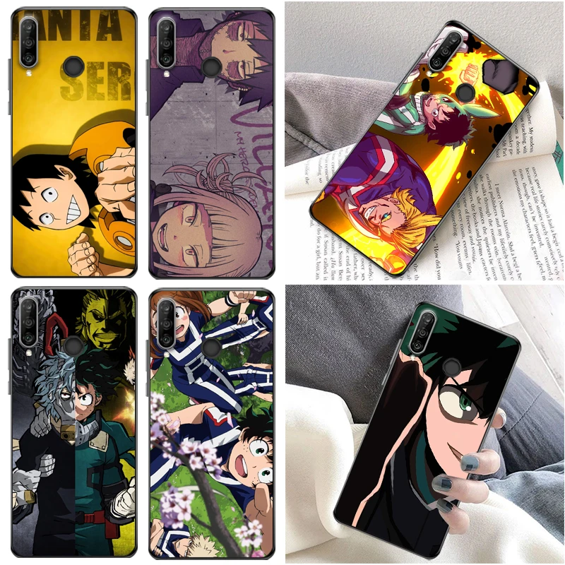 

My Hero Academia Dabi Shigaraki Todoroki Shouto Tomura Boku Bakugou Katsuki Phone Case For Huawei P30 Pro Lite Carcasa Cases