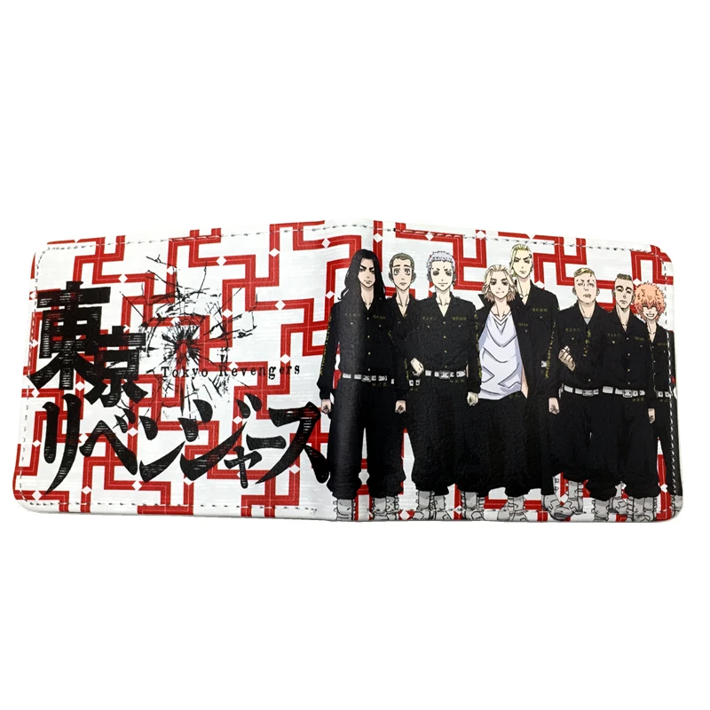 Кошелек с рисунком японского аниме Токио Мстители короткий кошелек карманом для
