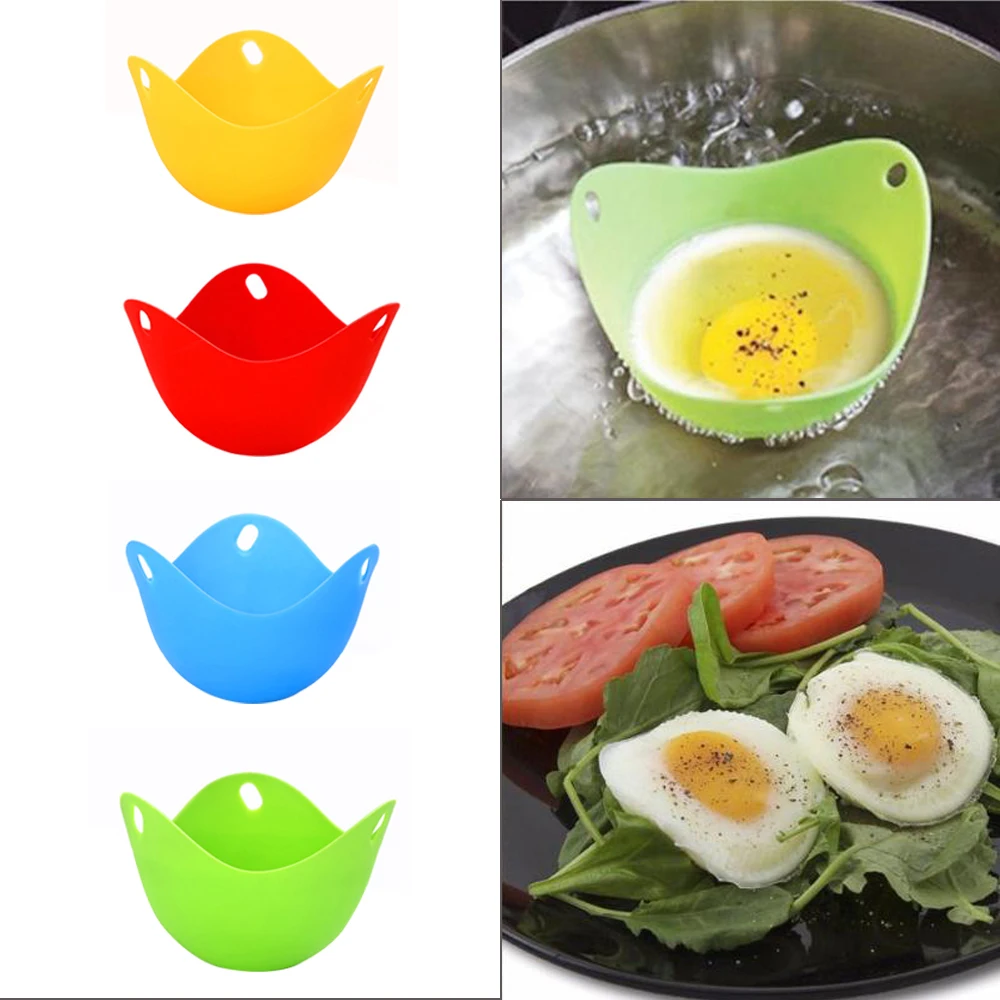 2 шт./лот силиконовая форма миска для яиц браконьеров котел Cuit Oeuf Dur кухонные
