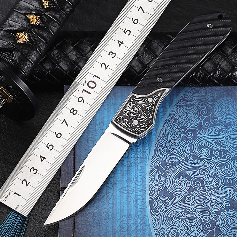 

2021 New Hot Sale Tactical Fixed Folding Hunting Knife Handle Pocket Outdoor Survival Knives Combat Camping Rescue EDC Tools