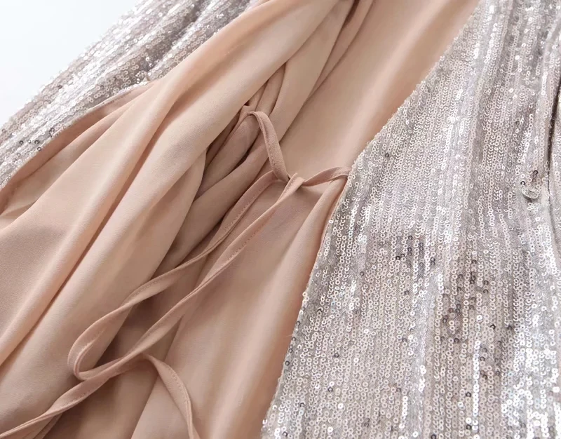 Увядшие английские винтажные блестки с v-образным вырезом и поясом vestidos de fiesta de noche рождественские вечерние сексуальные платья для женщин vestidos Блейзер Топы